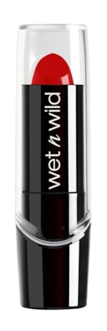 wet n wild Silk Finish Lipstick Hydrating Rich Buildable Lip Color Formulated with Vitamins AE Macadamia for Ultimate Hydration CrueltyFree Vegan Hot Red