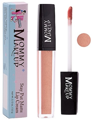 Mommy Makeup Stay Put Matte Lip Cream Kissproof Transferproof Waterproof Long Lasting Lipstick NonDrying Formula Infused with Vitamin E Farrah
