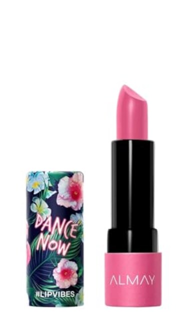 Almay Lip Vibes Lipstick with Vitamin E Oil Shea Butter Matte Cream Finish Hypoallergenic Dance Now 014 Oz