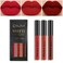 AMY'S DIARY AMYS DIARY 3Pcs Bright Red Matte Liquid Lipstick Sets Lip Stain Long Lasting 24 Waterproof Lip Gloss Gift Set Matt Makeup for Women Lippies 05