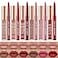 LANGMANNI 6 Matte Lipstick with 6 Lipliners Durable Makeup SetLongLasting NonStick Cup Not Fade Waterproof Pigmented Velvet Lipgloss Kit Beauty Cosmetics Makeup Gift for Girls C