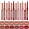 LANGMANNI 6 Matte Lipstick with 6 Lipliners Durable Makeup SetLongLasting NonStick Cup Not Fade Waterproof Pigmented Velvet Lipgloss Kit Beauty Cosmetics Makeup Gift for Girls C