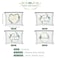 Weewooday 8 Pcs Bridesmaid Makeup Bag Matron of Honor Gifts Bridal Bag for Bridal Wedding Party GiftLeaves Pattern