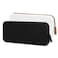AIBFRID 2PCS Silicone Makeup Brush Bag Travel Zipper Makeup Bag Small Makeup Brush Case Makeup Brush Holder for TravelBlack White