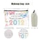 Aodmti 13th Birthday Makeup Bag Multicolor Butterfly Flower Cosmetic Case for Girls Travel Size Zipper Closure