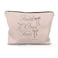 BARPERY Pink Christian Makeup Bag Faith Over Fear Coquette Bow Preppy Girly Gift