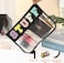 BCRMPT Chenille Letter Bag Clear Flat PouchMultipurpose PVCNylon Clear Cosmetic BagsTravel Makeup Bag With Zipper For WomenClear Pouches for TravelGymBeach BlackStuff