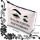 BDPWSS Esthetician Makeup Bag Makeup Artist Gift Im Silently Judging Your Eyebrows Funny Gift For Beautician Cosmetologist Beauty Stylist Gift judging your eyebrows