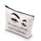 BDPWSS Esthetician Makeup Bag Makeup Artist Gift Im Silently Judging Your Eyebrows Funny Gift For Beautician Cosmetologist Beauty Stylist Gift judging your eyebrows