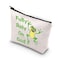 BDPWSS Frog Gift For Frog Lovers Frog Makeup Bag Fully Rely On God Frog Themed Cosmetic Bag Frog Owner Gift Frog Christian Gift Frog on god