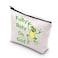 BDPWSS Frog Gift For Frog Lovers Frog Makeup Bag Fully Rely On God Frog Themed Cosmetic Bag Frog Owner Gift Frog Christian Gift Frog on god