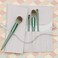 Bird&Fish BirdFish Makeup Brush Case Travel Rolling Bag Storage Case PU Leather Holder Organizer Pouch for Brushes Cosmetic Bag Gray