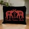 MONNYCAR Black Makeup Cosmetic Bag for WomenDST 1913 Sigma Theta Sorority Cosmetic Bag with Elephant Pattern Polyester Unscented Makeup PouchToiletry Travel Pouch Bag Perfect Timing Paraphernalia Gift