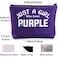 BWWKTOP BWKTOP Purple Fans Cosmetic Makeup Bag Purple Lovers Gift Zipper Pouch Bag Merchandise