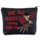 BWWKTOP Night Stalker Cosmetic Makeup Bag Horror Killer Inspired Gifts One Two Coming For You Zipper Bag Halloween Party Merch One Two Freddy