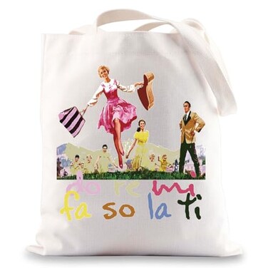 BWWKTOP Sound Musical Cosmetic Makeup Bag Von Trapp Gift Do Re Mi Fa So La Ti Theater Zipper Pouch Bag Musical Merchandise Do Re Mi TG