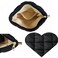 CECKQUE Soft Checkered Quilted Puffy Makeup Bag for Women Aesthetic Puffer Cosmetic Bag Pouch for Purse Black