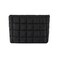 CECKQUE Soft Checkered Quilted Puffy Makeup Bag for Women Aesthetic Puffer Cosmetic Bag Pouch for Purse Black