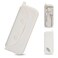 COOL-ANGLE COOLANGLE Silicone Makeup Brush Holder Large Travel Makeup Brush Case Original Design Brushes Holder with Magnetic Closure White