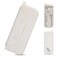 COOL-ANGLE COOLANGLE Silicone Makeup Brush Holder Large Travel Makeup Brush Case Original Design Brushes Holder with Magnetic Closure White