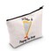 CYTING Harp Lover Gift Musical Instrument Bag Id Rather Be Playing The Harp Cosmetic Bag Orchestra Gift Harpist Gift