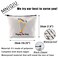 CYTING Harp Lover Gift Musical Instrument Bag Id Rather Be Playing The Harp Cosmetic Bag Orchestra Gift Harpist Gift