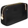 DANCOUR Clear Makeup Bag Mini Makeup Bag for Purse Mini Pouch Purse Clear Pouch Small Cosmetic Travel Case Travel Cosmetic Case Small Black