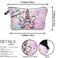 Deanfun Makeup Bag 3pcsset Super Funny 3D Printing Women Cosmetic Bag Multifunction Pencil HolderUnicorn