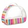 DOBMIT Large Clear Cosmetic Bag with Handle for Women Zipper Close Makeup Bag Straw Travel Bag Rainbow Color Toiletry Bag