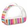 DOBMIT Large Clear Cosmetic Bag with Handle for Women Zipper Close Makeup Bag Straw Travel Bag Rainbow Color Toiletry Bag