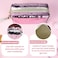 Dtweista Magic Sequin Travel Cosmetic Bags Reversible Glitter Makeup Organizer Bag Purse for WomenPink