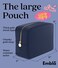 Embla Large Makeup Bag and Waterproof Nylon Travel Toiletry Bag Large Capacity Cosmetic Zipper Pouch Navy Blue