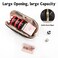 Ethereal Large Cosmetic Bag Marble Black Travel Makeup Bag Waterproof Makeup Organizer Bag Portable Makeup Bag Purse Small Toiletry Bag for Women