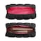 E-Tree ETree Makeup Brush Bag Small Make up Pouch for Purse Quilted Cotton Cute Travel Size Toiletry Cosmetic Case Holder Organizer Black