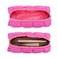 E-Tree ETree Makeup Brush Bag Small Make up Pouch for Purse Quilted Cotton Cute Travel Size Toiletry Cosmetic Case Holder Organizer Hot Pink