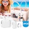 Everfunny 3 Packs Clear Bogg Beach Tote Bag with 2 Pack Insert Hooks Accessories for Bogg Bags Travel Makeup Clean Toiletry Brush Organizer Cosmetic Divider Storage Inner Pouch White set of 2
