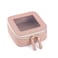 FASAOH Small Clear Makeup Bag Travel Cosmetic Case Portable Make Up Organizer Traveling Compact Car Bag for Essentials Transparent Toiletry Bag with Zipper