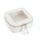 FASAOH Small Clear Makeup Bag Travel Cosmetic Case Portable Make Up Organizer Traveling Compact Car Bag for Essentials Transparent Toiletry Bag with Zipper