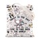FOTAP Cartoon Characters Lover Gift Comedy Anime TV Series Makeup Bag Rat Brain Cosmetic Bag BFF Gift THE WORLD T
