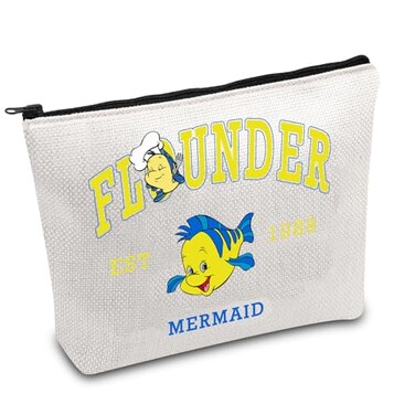 FOTAP Cartoon Inspired Gift M Kingdom Inspired Gift Flunder Est 1989 Zipper Pouch Flunder Characters Lover Gift FlunderB