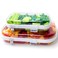 Gberlczz Clear Hard Zipper Case for Storage Durable Clear Zipper Pouches Hard Plastic Zippered Pouch for Snacks Toy Travel Organizer