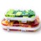 Gberlczz Clear Hard Zipper Case for Storage Durable Clear Zipper Pouches Hard Plastic Zippered Pouch for Snacks Toy Travel Organizer