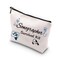 WCGXKO Generic Sonographer Gift Sonographer Survival Kit Ultrasound Tech Makeup Bag Radiologist Gift Talk Less Smile More