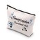 WCGXKO Generic Sonographer Gift Sonographer Survival Kit Ultrasound Tech Makeup Bag Radiologist Gift Talk Less Smile More