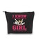 GJTIM Bowling Gift Bowling Lover Cosmetic Bag Bowling Travel Zipper Pouch for Bowling Team Keep Up Bowling Bag