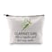 GJTIM Clarinetist Gift Clarinet Player Lover Zipper Pouch Makeup Bag