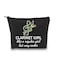 GJTIM Clarinetist Gift Clarinet Player gift Clarinet Lover Zipper Pouch Makeup Bag for Clarinet TeacherClarinet Black