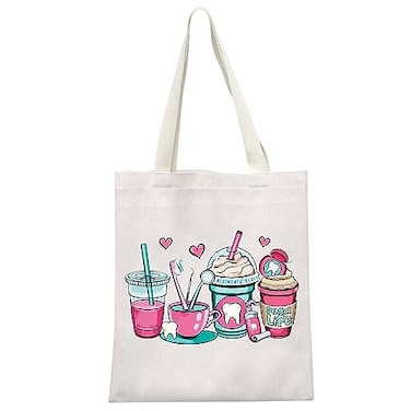 GJTIM Dental Life Cosmetic Bag Nursing Hygienist Gift with Zipper Pouch