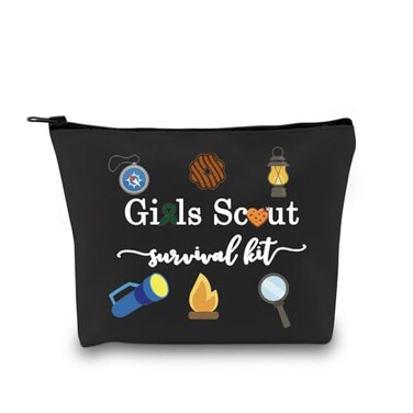 GJTIM Girls Scout Gift Kit Survival Funny Zipper Pouch Accessories