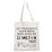 GJTIM Musical Gift Musical Lyrics Gift Talk Less Smile More Travel BagLyrics Tote